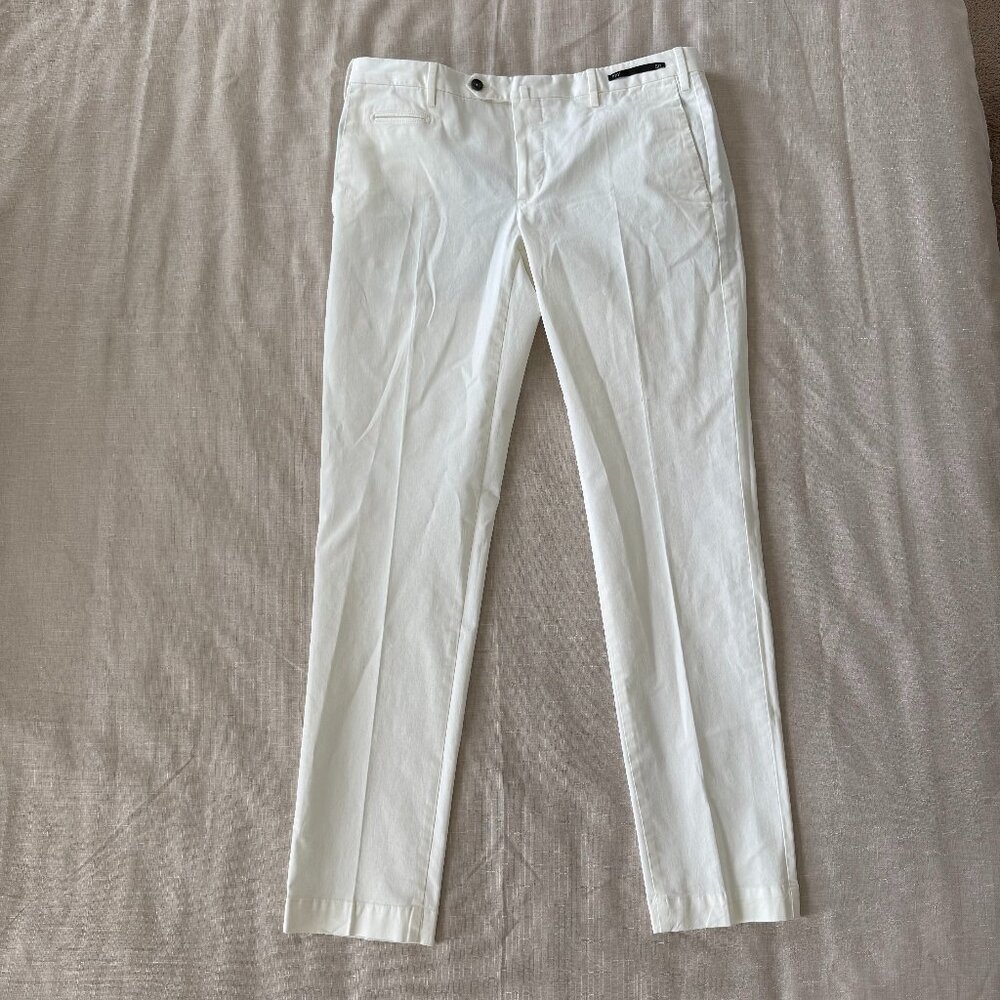 PT01 Turtle Cove White Pants – Size EU 50 / US 34